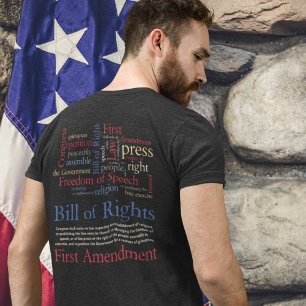 Camiseta Libertad de expresión Primera enmienda Libertad d