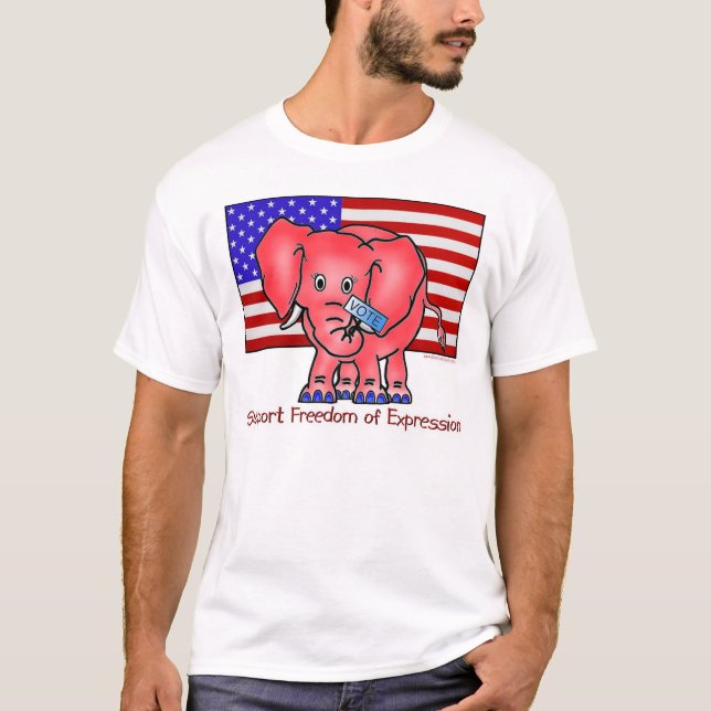 Camiseta Libertad de expresión republicana (Anverso)