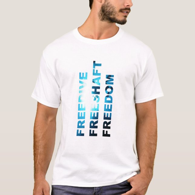 CAMISETA LIBERTAD DE FREEDIVE FREESHAFT (Anverso)