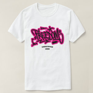 Camiseta Libertad de graffiti