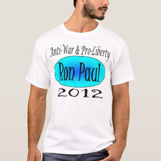 Camiseta Libertad de la guerra anti de Ron Paul favorable
