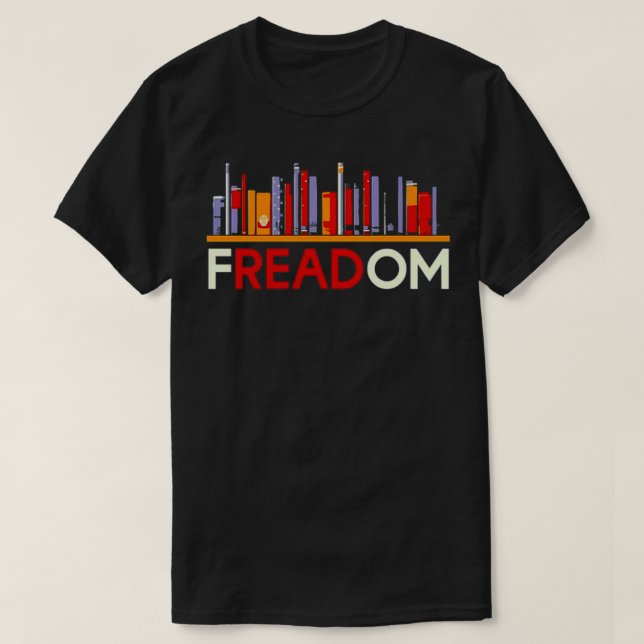 Camiseta Libertad de lectura (Diseño del anverso)