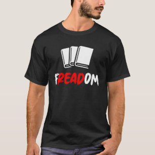 Camiseta Libertad de lectura libros de lectura autor de lit