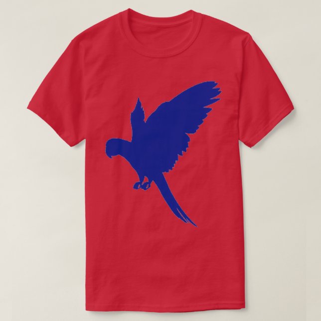 Camiseta Libertad de loro de diseño volador de loro (Diseño del anverso)