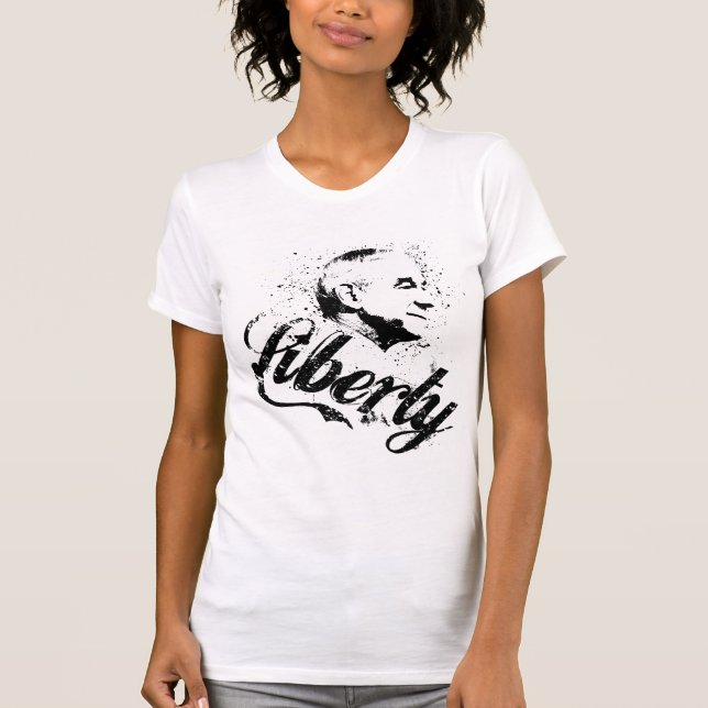 Camiseta Libertad de Ron Paul (Anverso)
