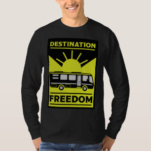 Camiseta Libertad de RV de autohome Camping