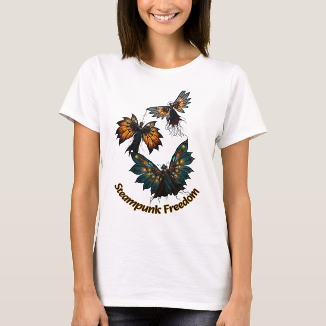 Camiseta Libertad de Steampunk (Anverso)