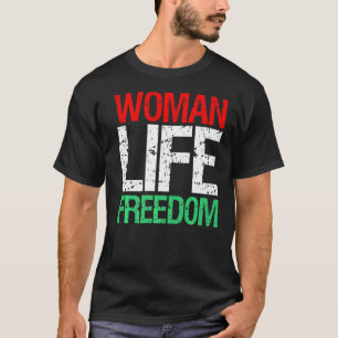 Camiseta LIBERTAD DE VIDA DE LA MUJER LIBERTAD IRÁN Lema pa