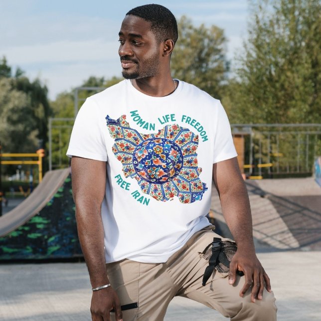 Camiseta Libertad de vida de la mujer | Regalos de arte per (Woman Life Freedom | Persian Art Red T-Shirt)