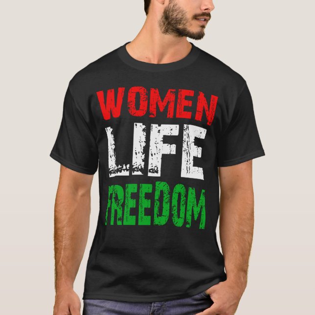 Camiseta Libertad de vida de las mujeres (Anverso)