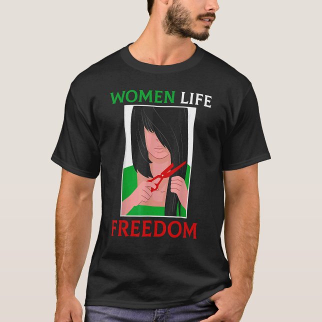Camiseta Libertad de vida de las mujeres Libertad para las  (Anverso)