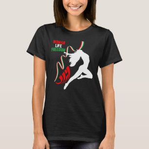 Camiseta Libertad de vida de las mujeres Zan Zendegi Azadi 