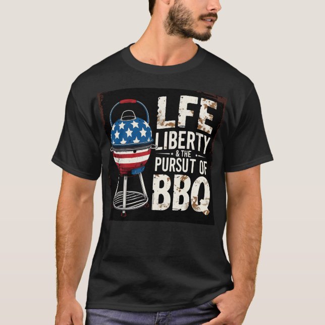 Camiseta Libertad de vida y la búsqueda de paro (Anverso)