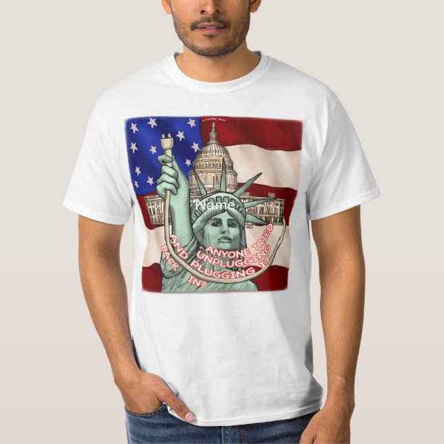 Camiseta Libertad Desconectada EE. UU. (Anverso)