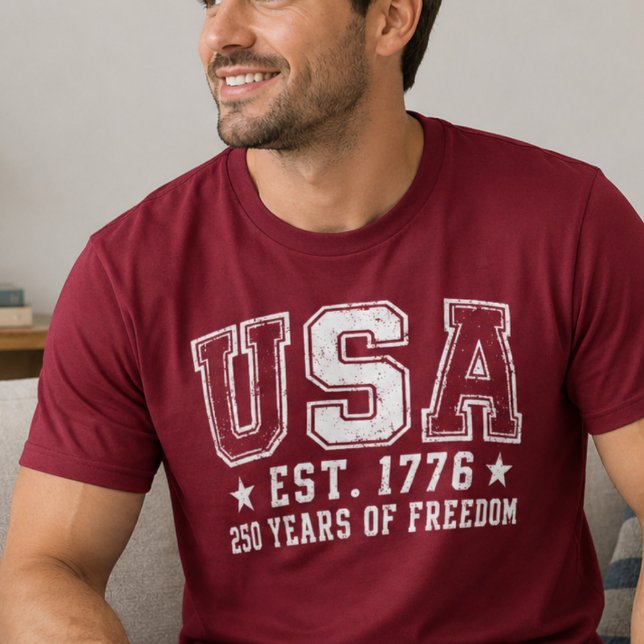 Camiseta Libertad EE. UU. Est 1776 (Subido por el creador)