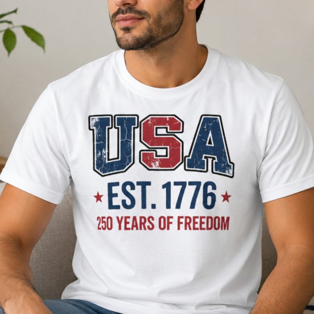 Camiseta Libertad EE. UU. Est 1776 (Subido por el creador)
