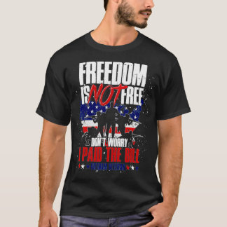 Camiseta Libertad en la bandera de Estados Unidos no es lib