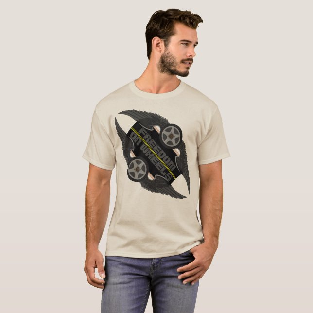 Camiseta Libertad en Ruedas (Anverso completo)