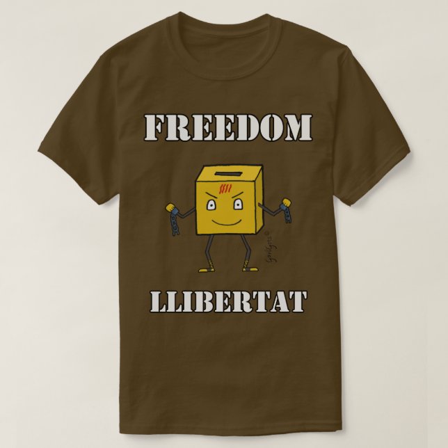 Camiseta Libertad en Urna (Diseño del anverso)