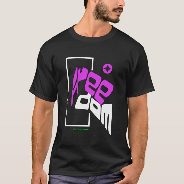 Camiseta Libertad - Estado de libertad (Anverso)