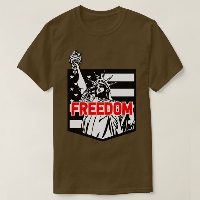 CAMISETA LIBERTAD ESTADOUNIDENSE (Diseño del anverso)
