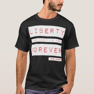 Camiseta Libertad estadounidense John Adams cita a Pullover