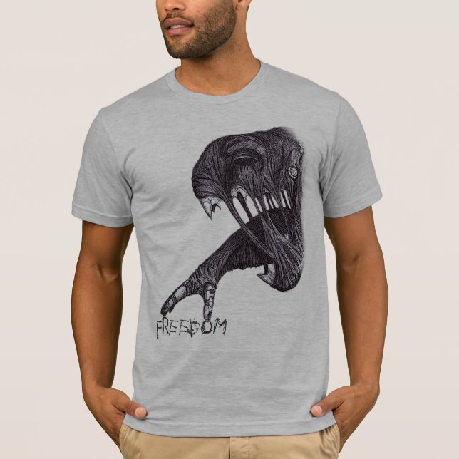 CAMISETA LIBERTAD FALSA (Anverso)