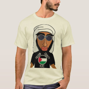 Camiseta Libertad Igualdad Paz Personalización Palestina