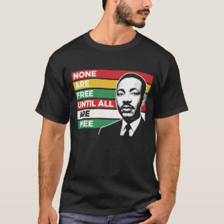 Camiseta Libertad Igualdad Unidad Negrita Gráfica