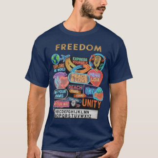 Camiseta Libertad Iluminada