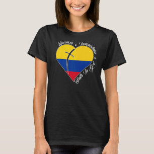 Camiseta Libertad Independencia Fe En Dios Colom Cristiano