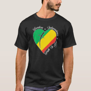Camiseta Libertad Independencia Fe En Dios Congo Cristiano
