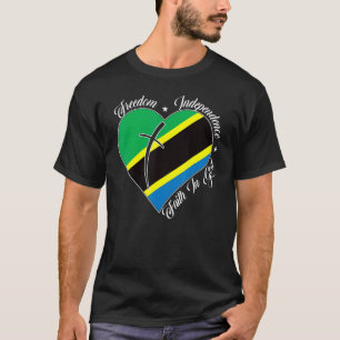 Camiseta Libertad Independencia Fe En Dios Tanz Cristiano