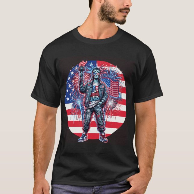 Camiseta Libertad - Justicia - Libertad (Anverso)