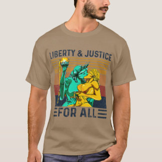 Camiseta Libertad Justicia Para Todas Las Lgbt Orgullo Lesb