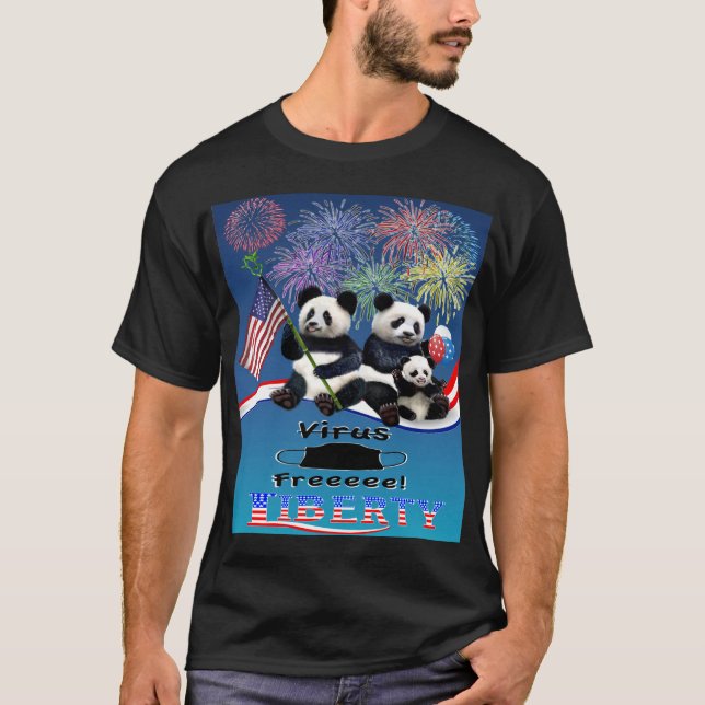 CAMISETA LIBERTAD LIBRE DE VIRUS (Anverso)