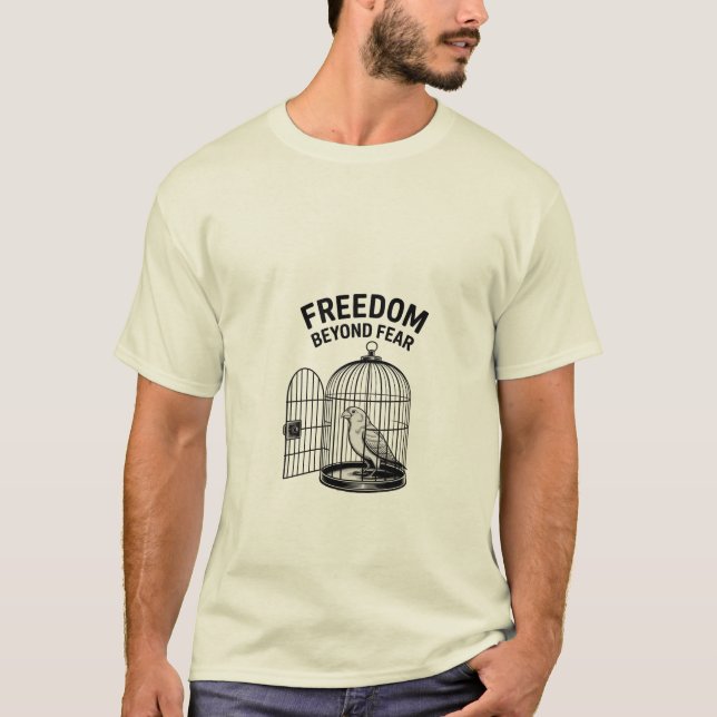 Camiseta Libertad más allá del miedo (Anverso)
