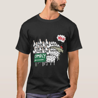 Camiseta Libertad Médica No Cumpliré Mandatos Libres