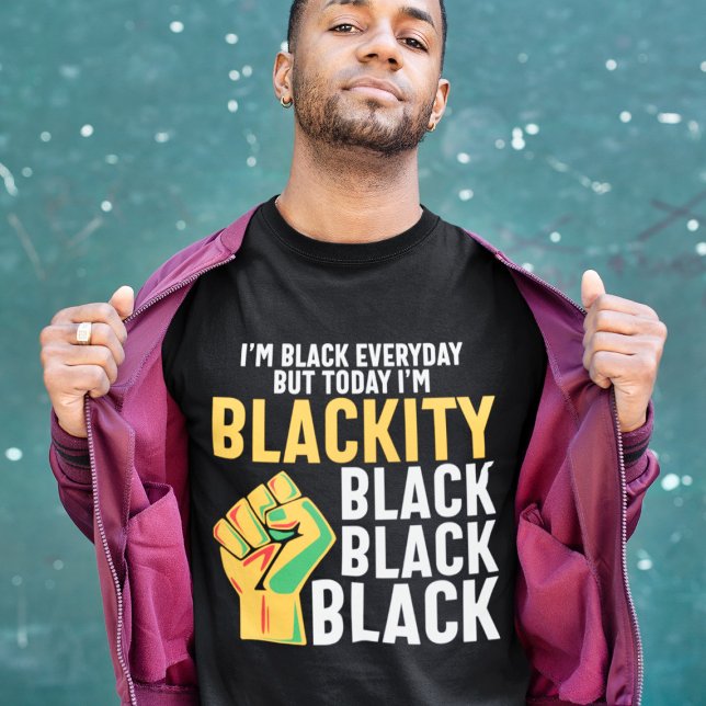 Camiseta Libertad negra hoy soy el 10 de junio negro (Subido por el creador)