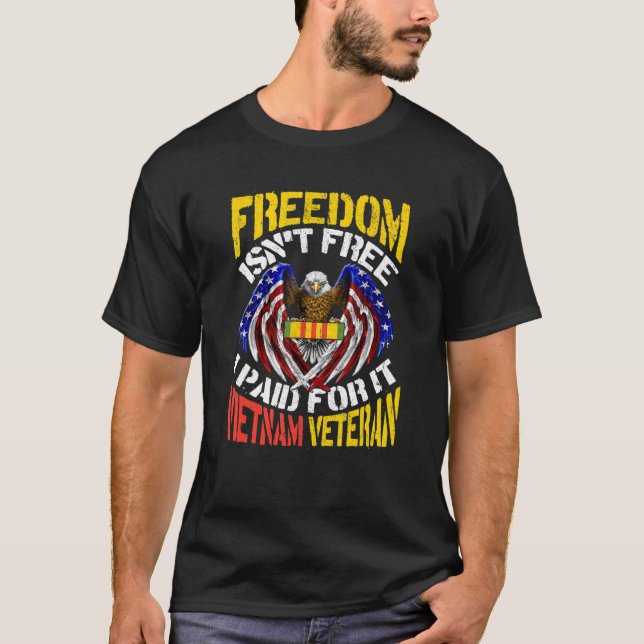 Camiseta Libertad no es libre, pagué por eso Orgulloso vete (Anverso)