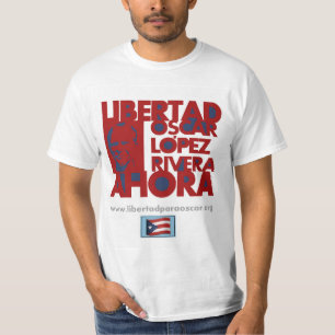Camiseta Libertad Óscar López Rivera Ahora