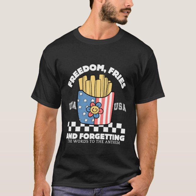 Camiseta Libertad, papas fritas (Anverso)