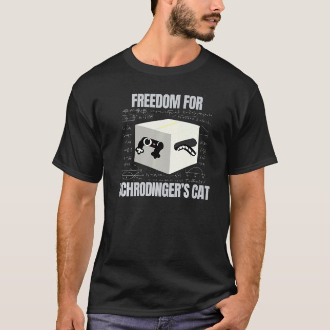 Camiseta Libertad para el geek de la ciencia de la paradoja (Anverso)