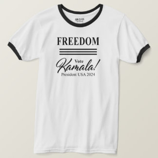 Camiseta LIBERTAD para el presidente de 2024, Kamala Harris