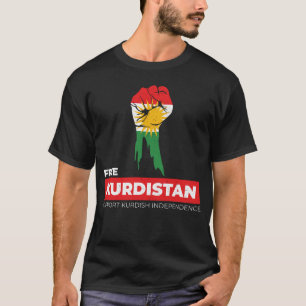 Camiseta Libertad para Kurdistán, apoyo a la independencia
