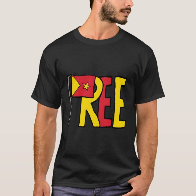 Camiseta Libertad para la independencia de Tigray (Anverso)