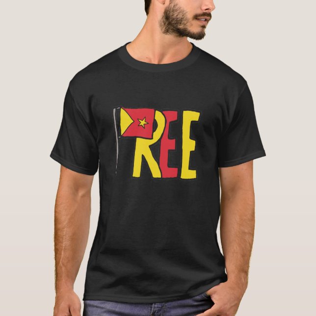 Camiseta Libertad para la independencia de Tigray (Anverso)