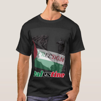 Camiseta Libertad para Palestina - Camuflaje solidario Resi