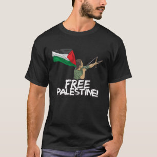 Camiseta Libertad para palestinos con bandera de Rehermana 