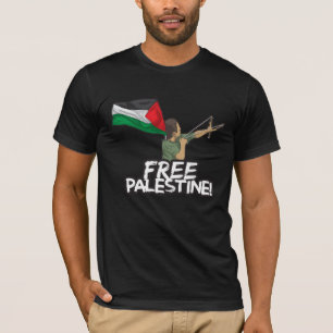 Camiseta Libertad para palestinos con bandera de Rehermana 
